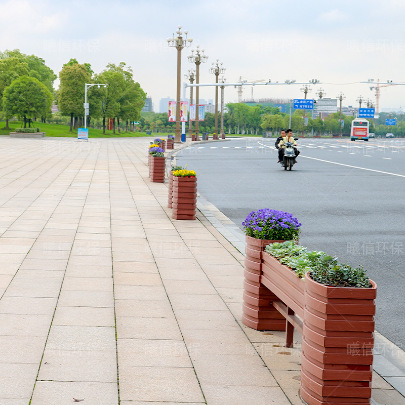 半弧形馬槽花箱